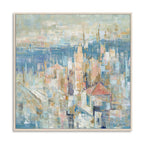 Abstract Cityscape Oil Painting #M5785