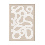 White Flow Minimal Abstract Art #M5856