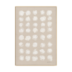 White Shadows Minimal Dot Abstract #M5857