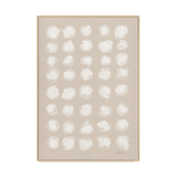 White Shadows Minimal Dot Abstract #M5857