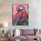 Crimson Glow Parrot Painting #M6018