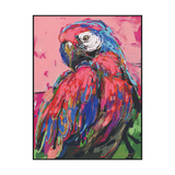Crimson Glow Parrot Painting #M6018