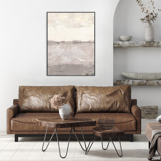 Silent Horizon Grey Abstract #M6711