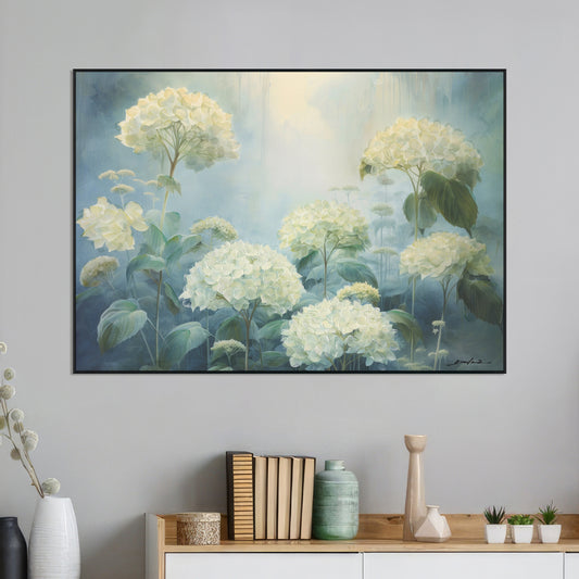 Dream Garden Blue Hydrangea Painting #M6931