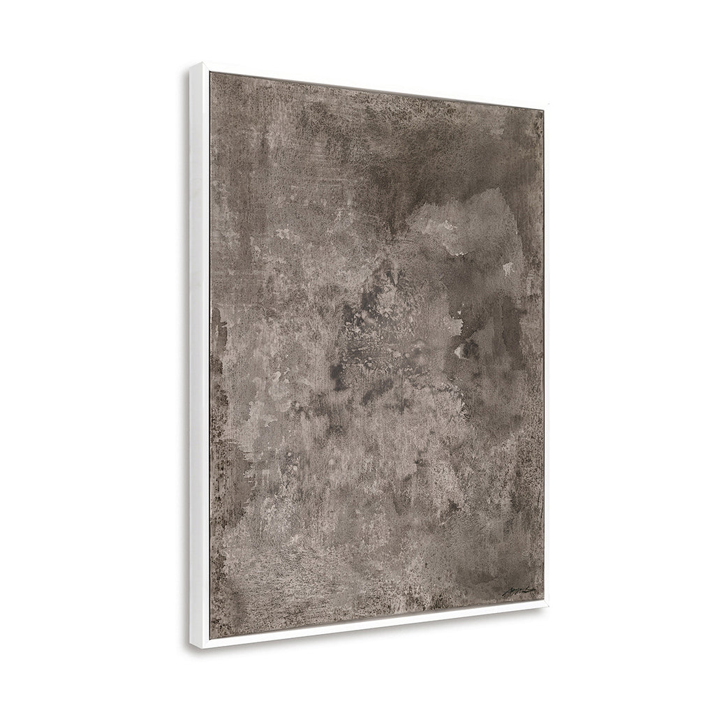 Grey Textured Abstract Painting #M8147