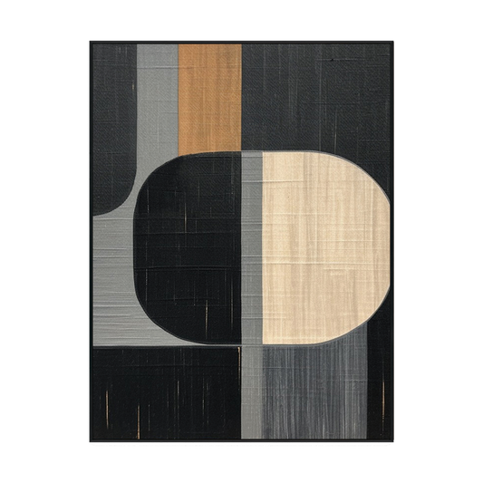 Echo Form Modern Geometric Abstract Painting #MH-1214