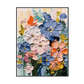 Bloom Symphony Colorful Floral Textured Painting #MH1130