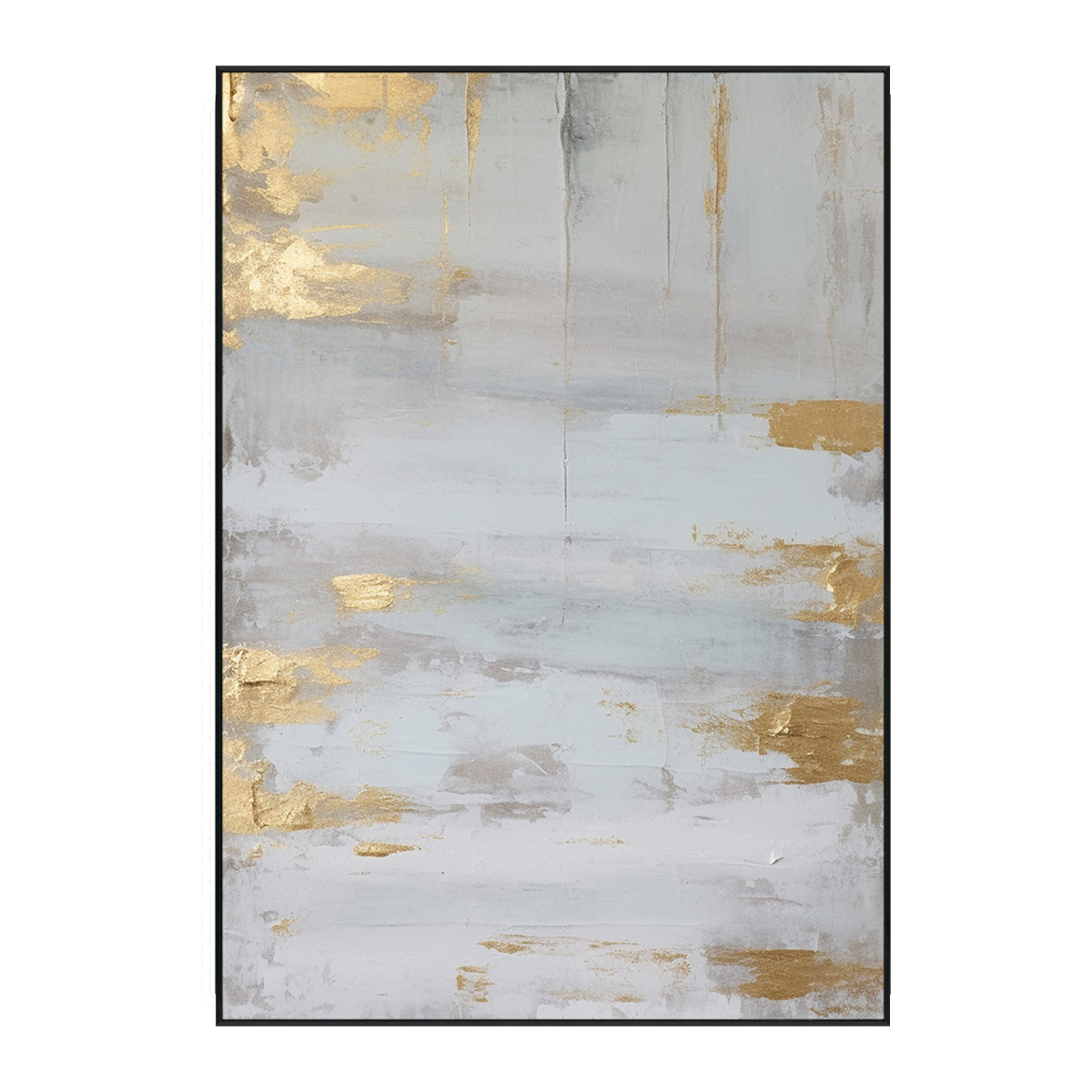 Golden Mist Minimalist Abstract Painting #MH1214