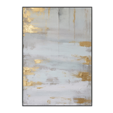 Golden Mist Minimalist Abstract Painting #MH1214