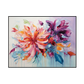 Radiant Bloom Colorful Floral Abstract Painting #MH1220