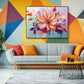Bloom Symphony Abstract Colorful Flower Painting #MH-1220