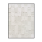 Whispered Texture Minimalist White Abstract Painting #MS1119