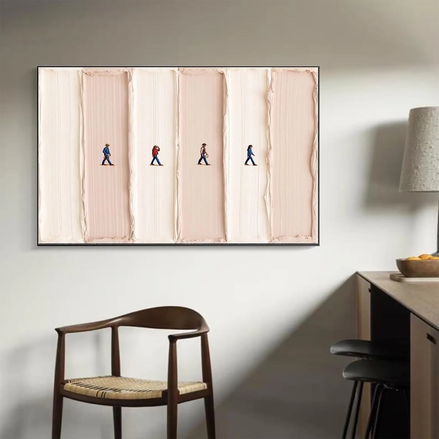 Minimalist Figurative Abstract Painting
