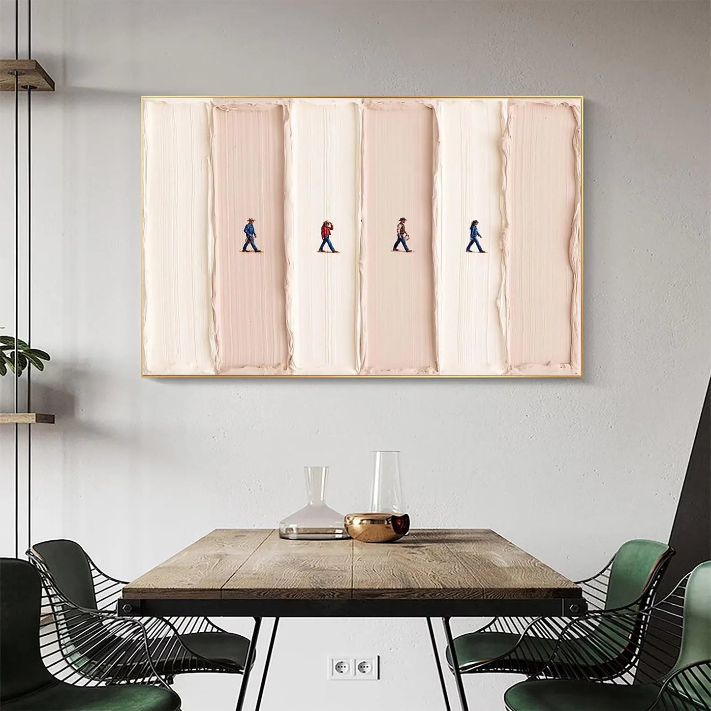 Minimalist Figurative Abstract Painting