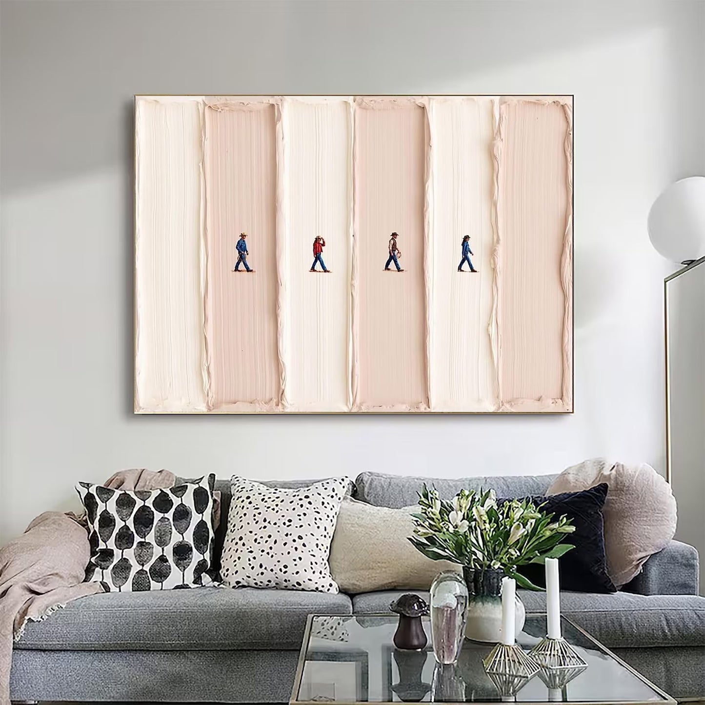 Minimalist Figurative Abstract Painting