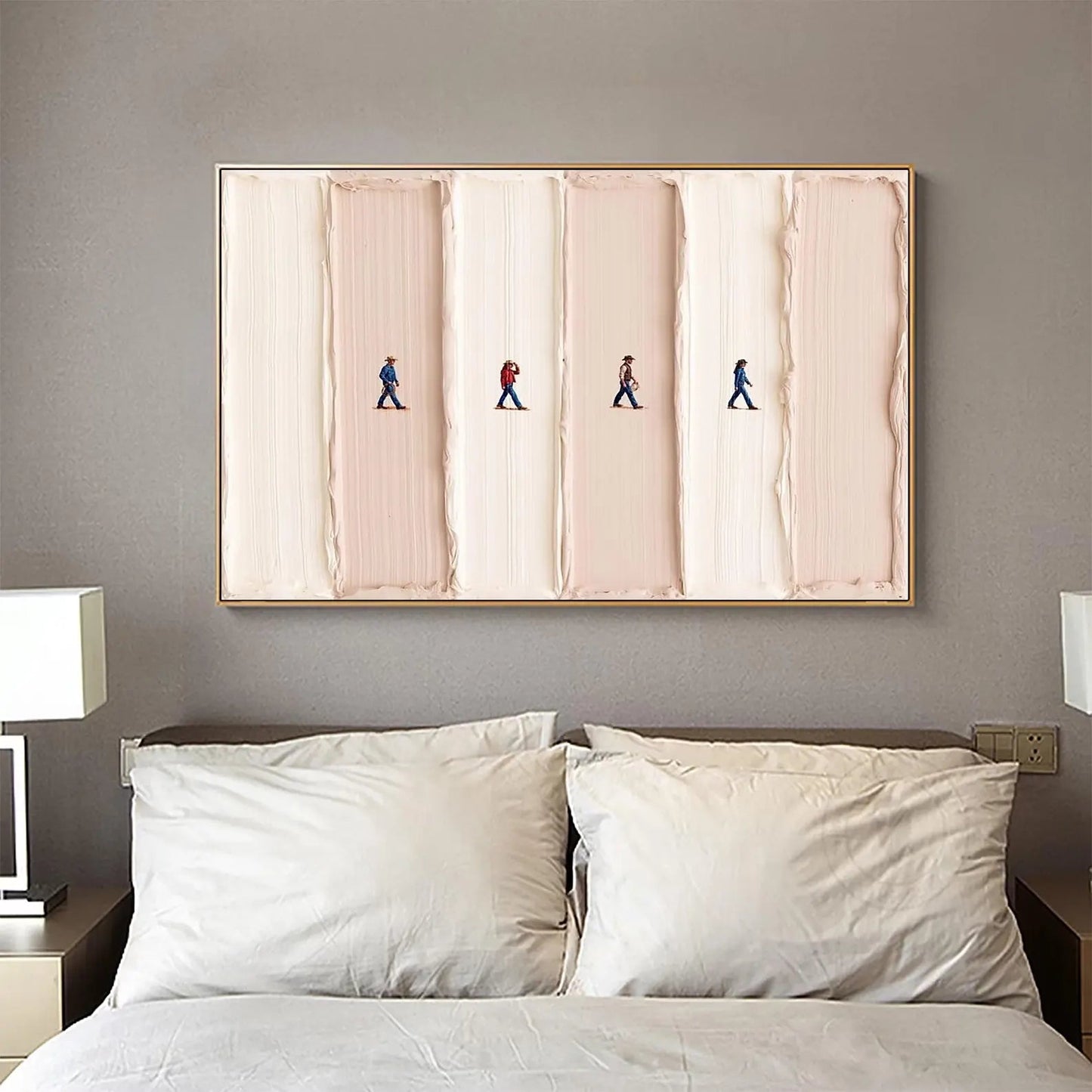 Minimalist Figurative Abstract Painting