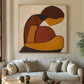 Cocoon Glow Ochre Figurative Painting