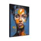 Bold Gaze Abstract Portrait Painting #P2617