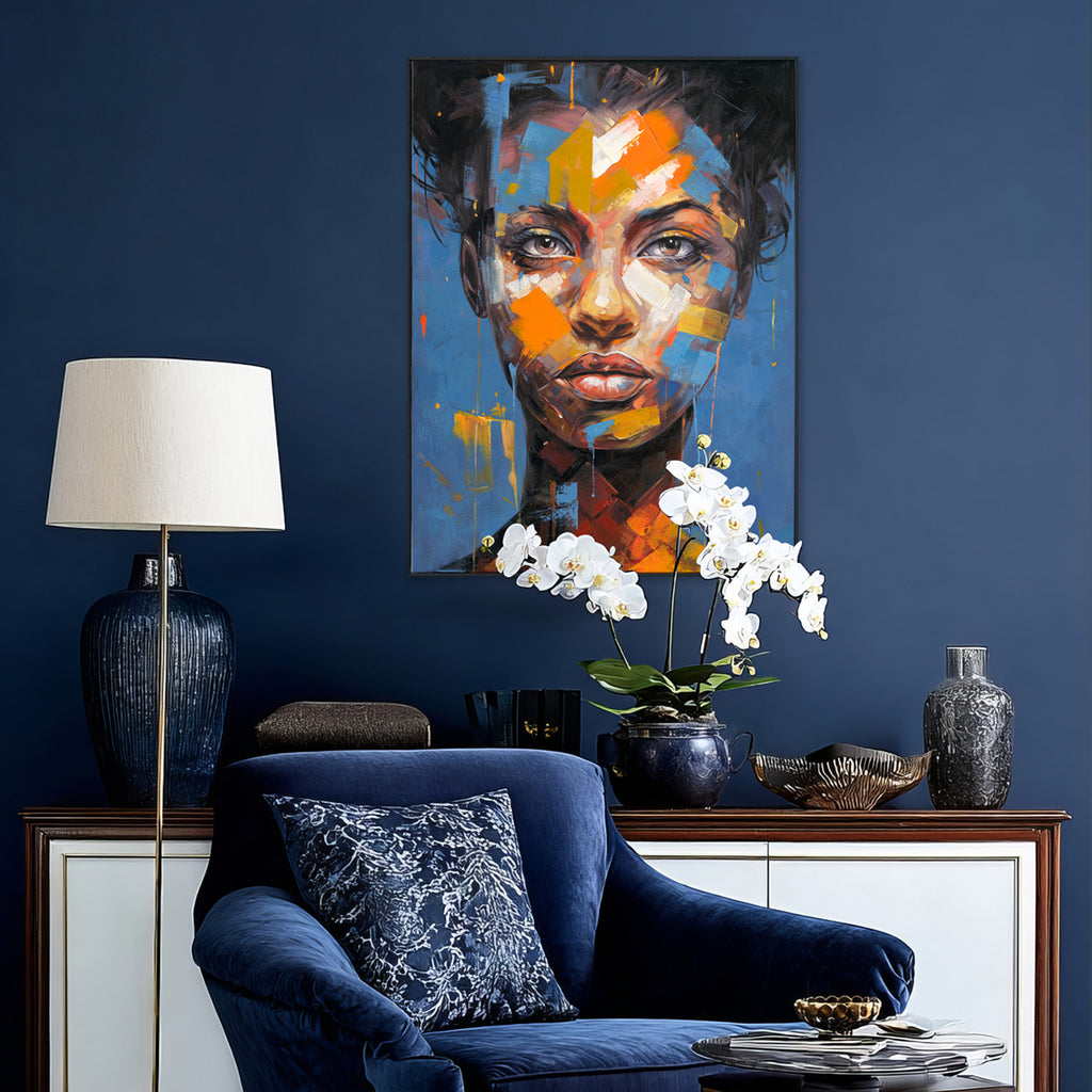 Abstract Collage Female Portrait #P2617