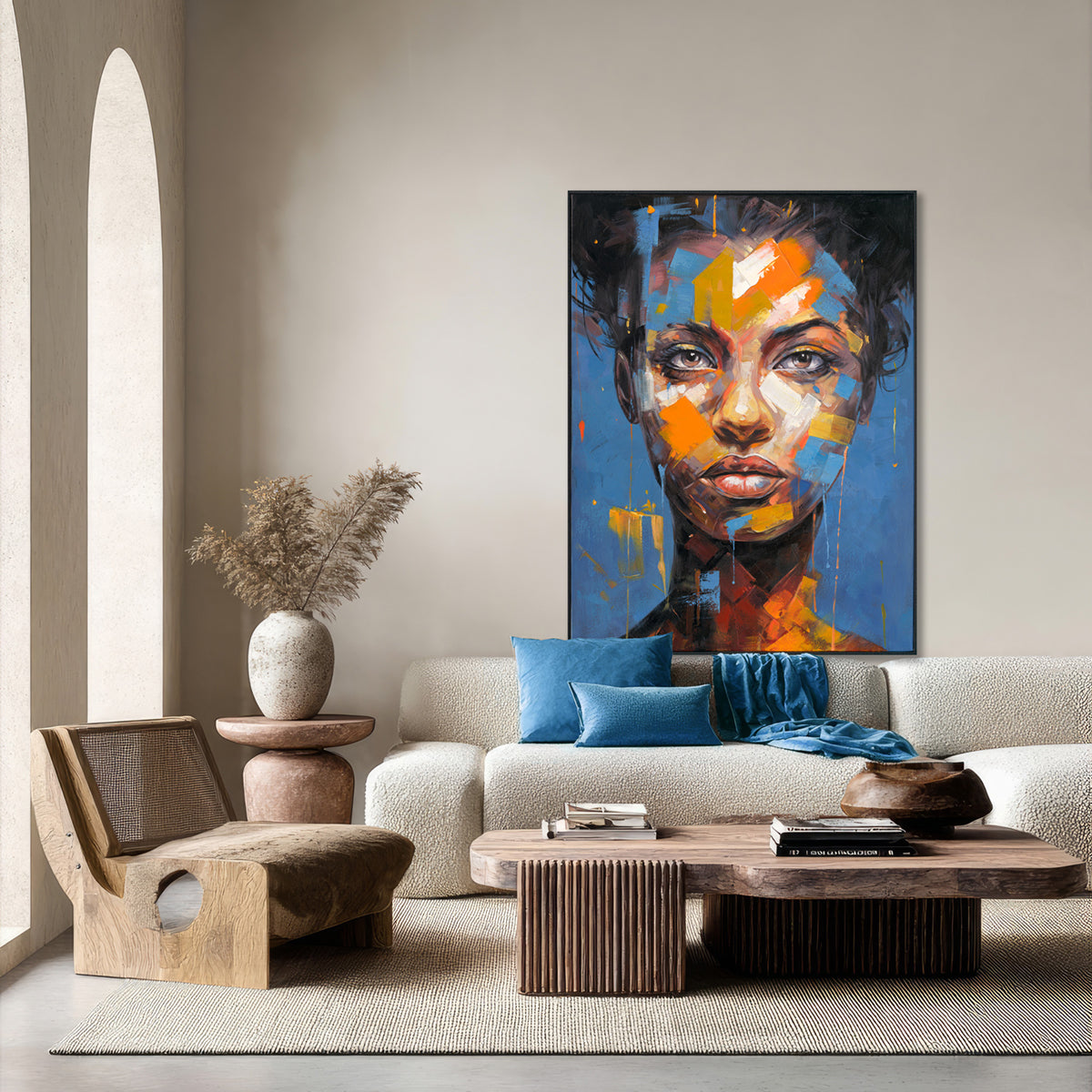 Abstract Collage Female Portrait #P2617
