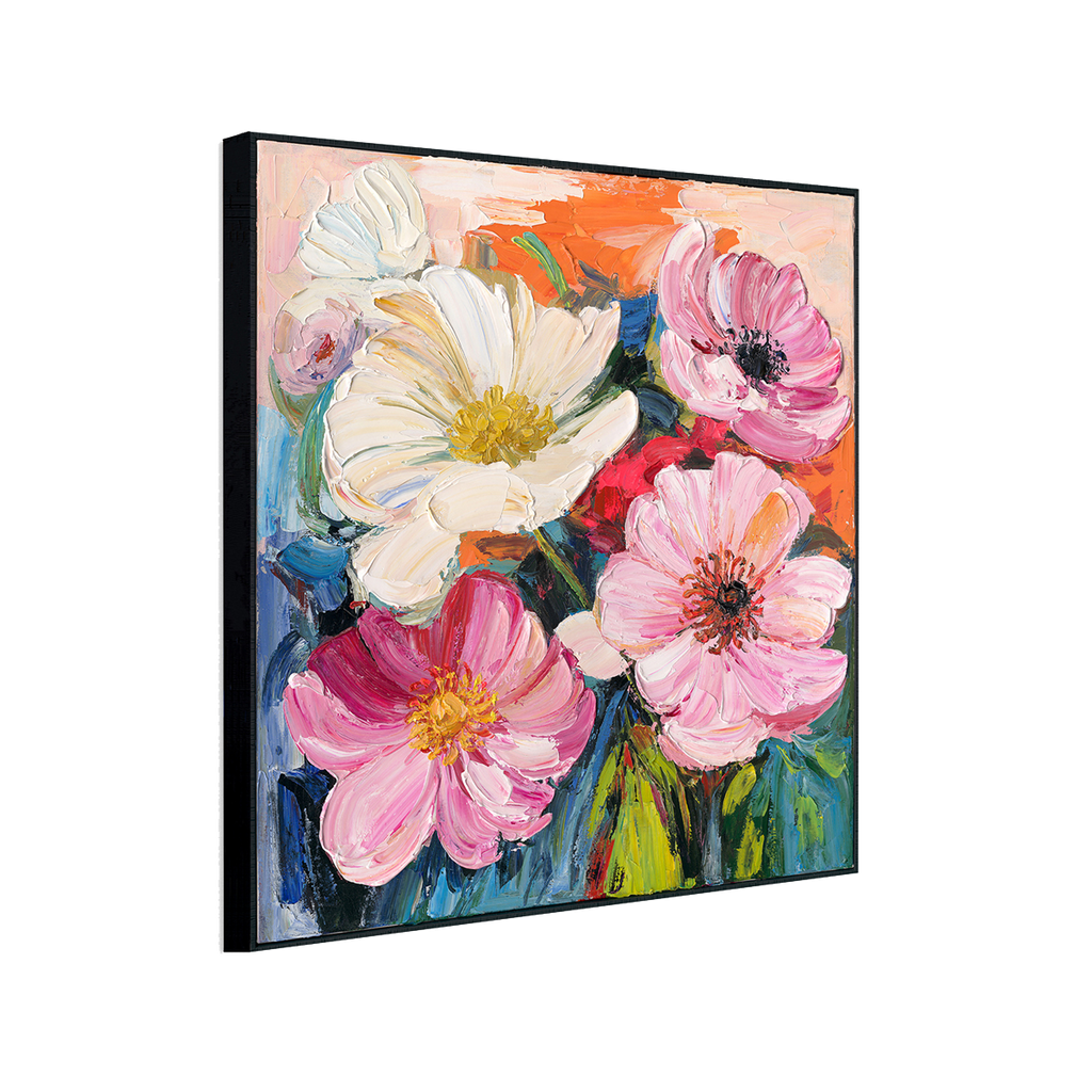 Colorful Floral Oil Painting #P2631