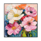 Blooming Joy Pink Floral Painting #P2631