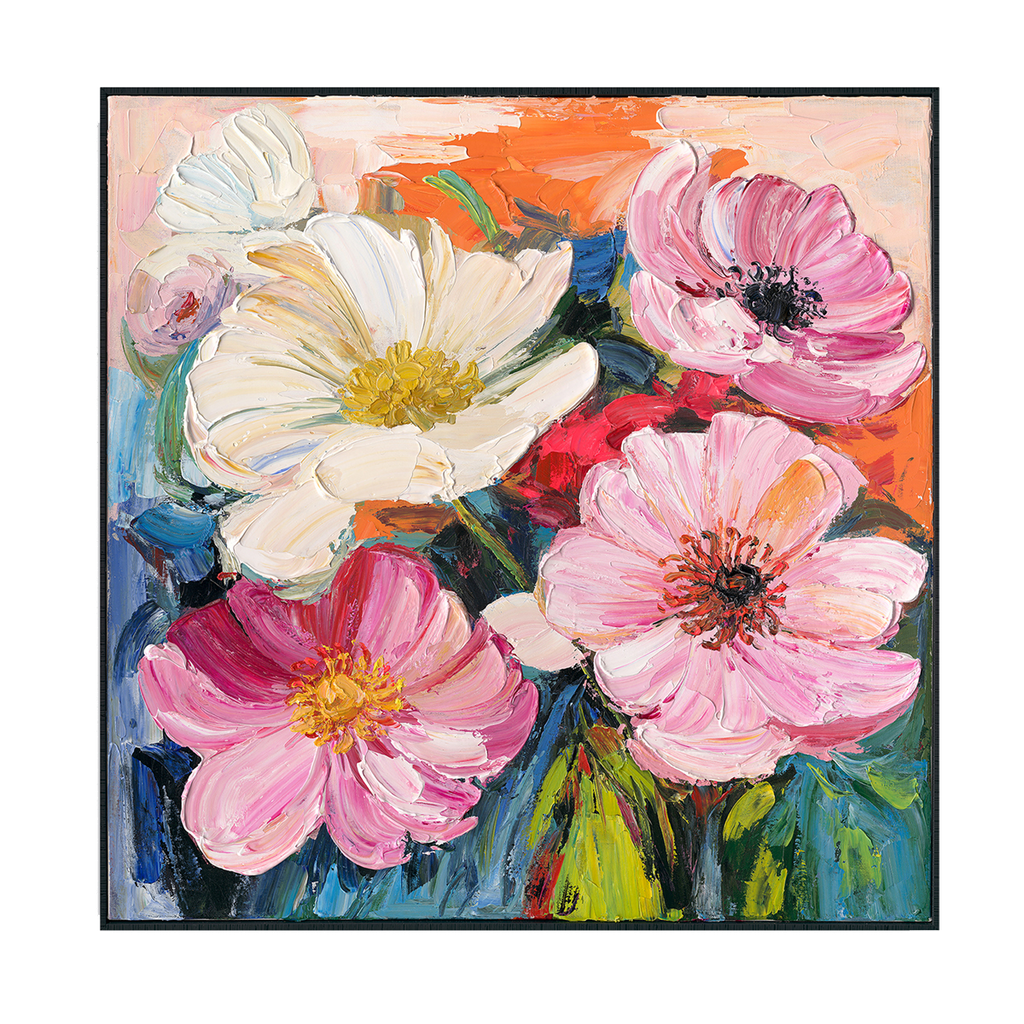 Colorful Floral Oil Painting #P2631