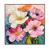 Blooming Joy Pink Floral Painting #P2631