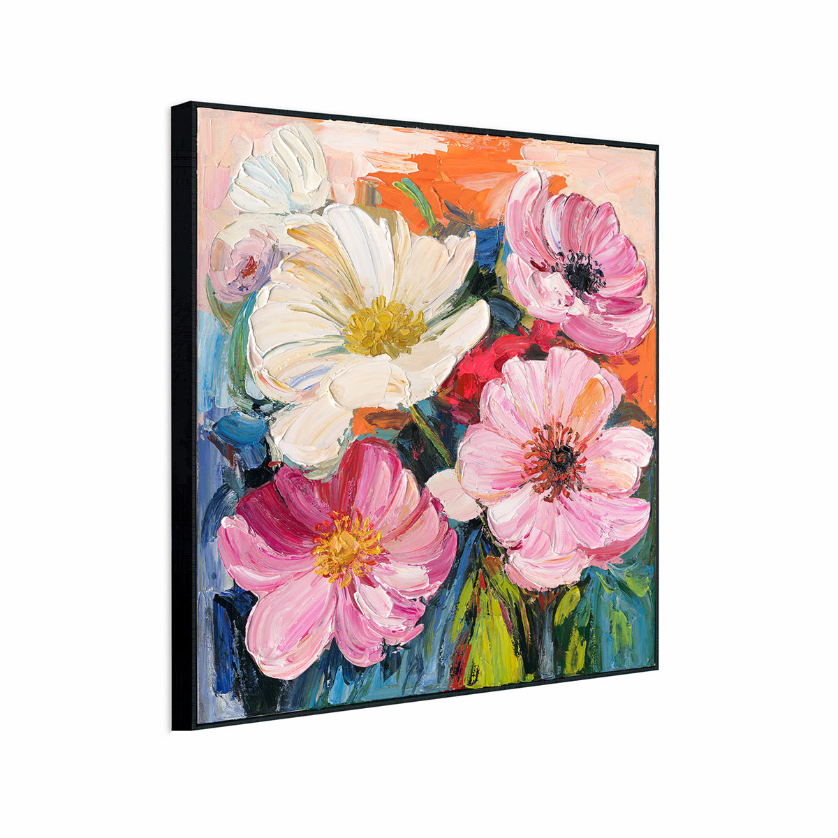 Colorful Floral Oil Painting #P2631
