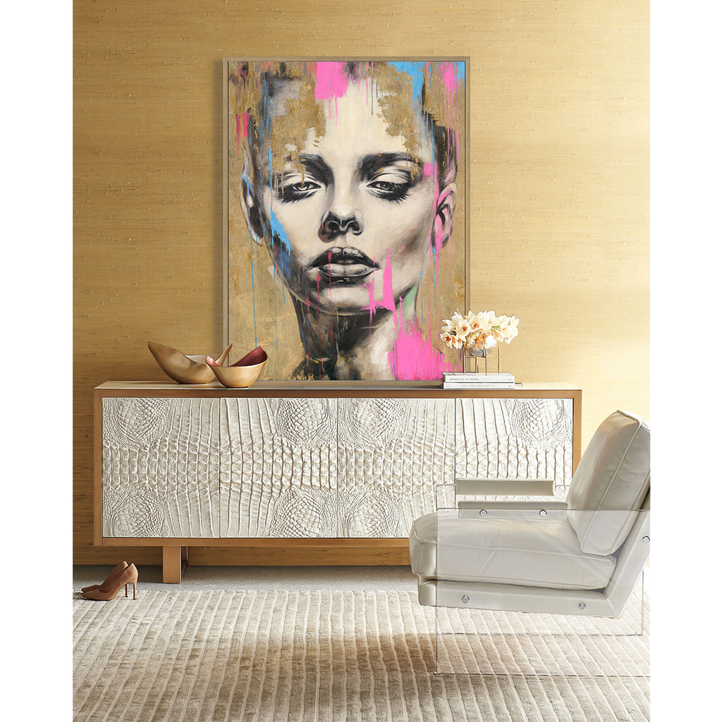 Gold Texture Female Portrait #P2632