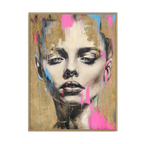 Gold Texture Female Portrait #P2632