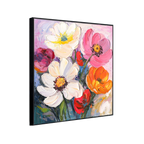 Vibrant Floral Oil Painting #P2657