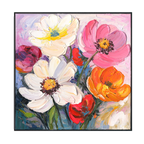 Vibrant Floral Oil Painting #P2657