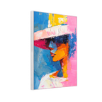 Pastel Hat Lady Abstract Art #P2760