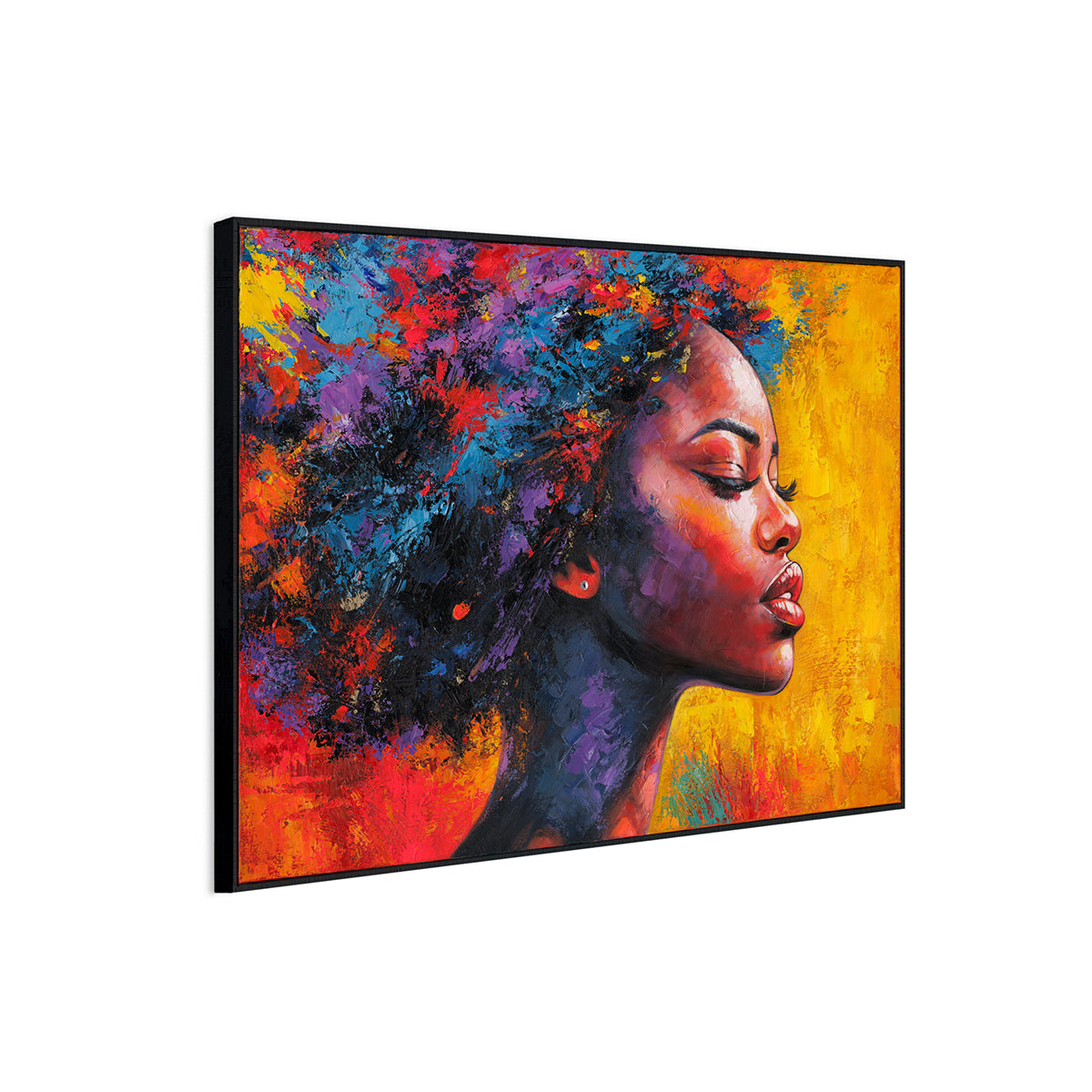 Abstract Dancer Colorful Portrait #P2782