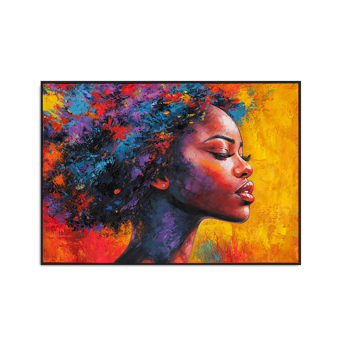Abstract Dancer Colorful Portrait #P2782