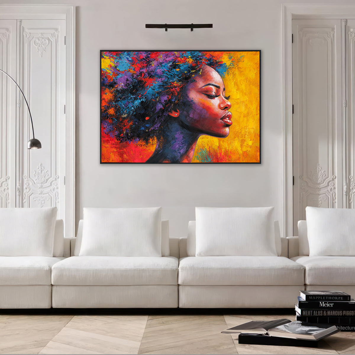 Abstract Dancer Colorful Portrait #P2782