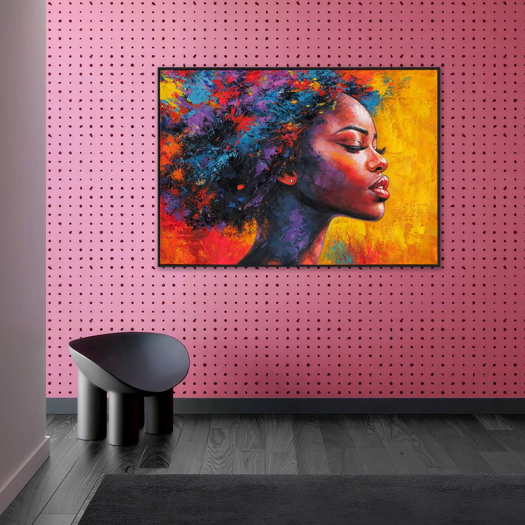Abstract Dancer Colorful Portrait #P2782