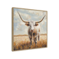 Prairie Monarch Longhorn Cow Painting #P2861