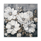 White Floral Oil Painting #P3501