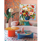 Vibrant Floral Bouquet Oil Painting #P4012