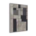 Geometric Grey Black Abstract #P4505
