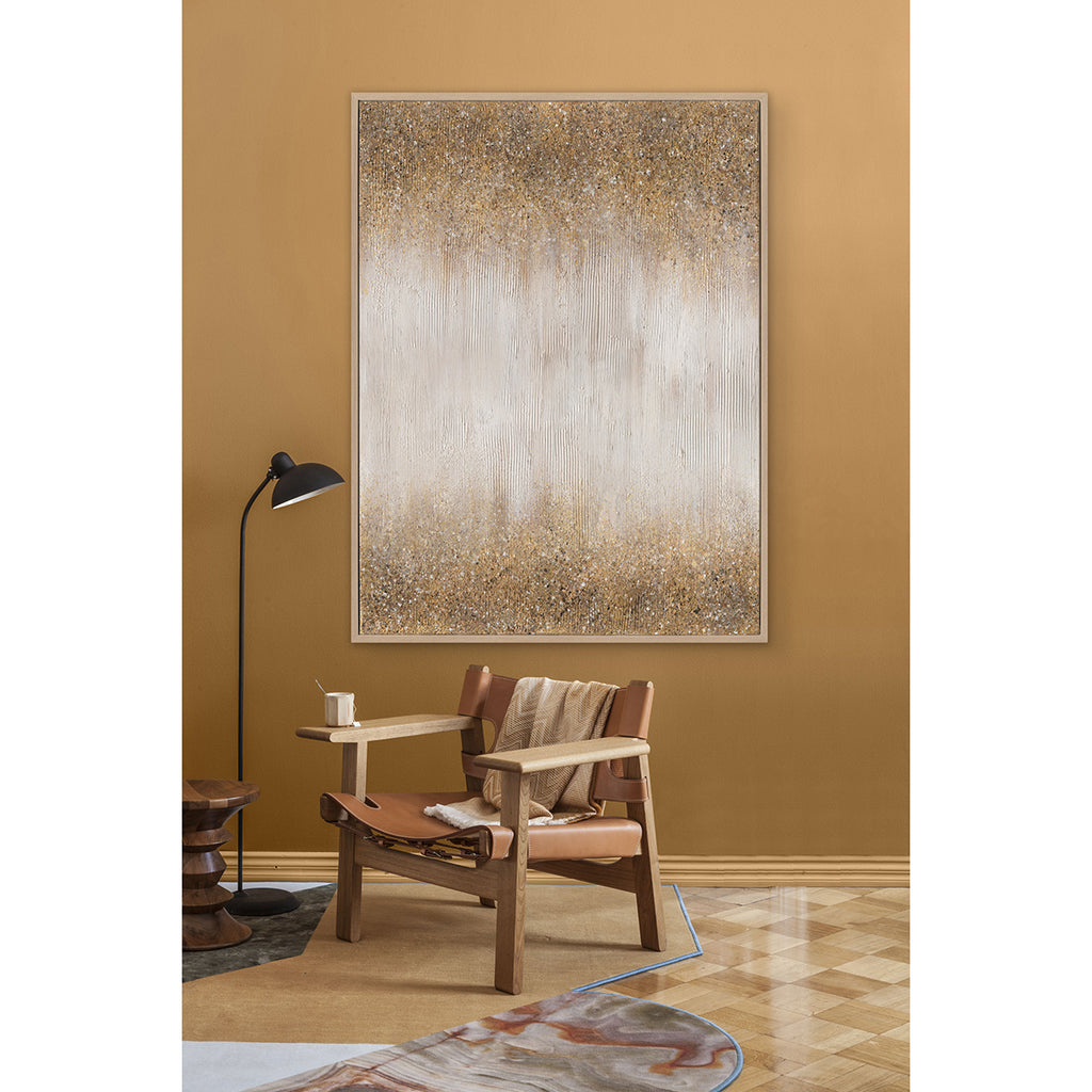 Gold Gradient Textured Art #P4506