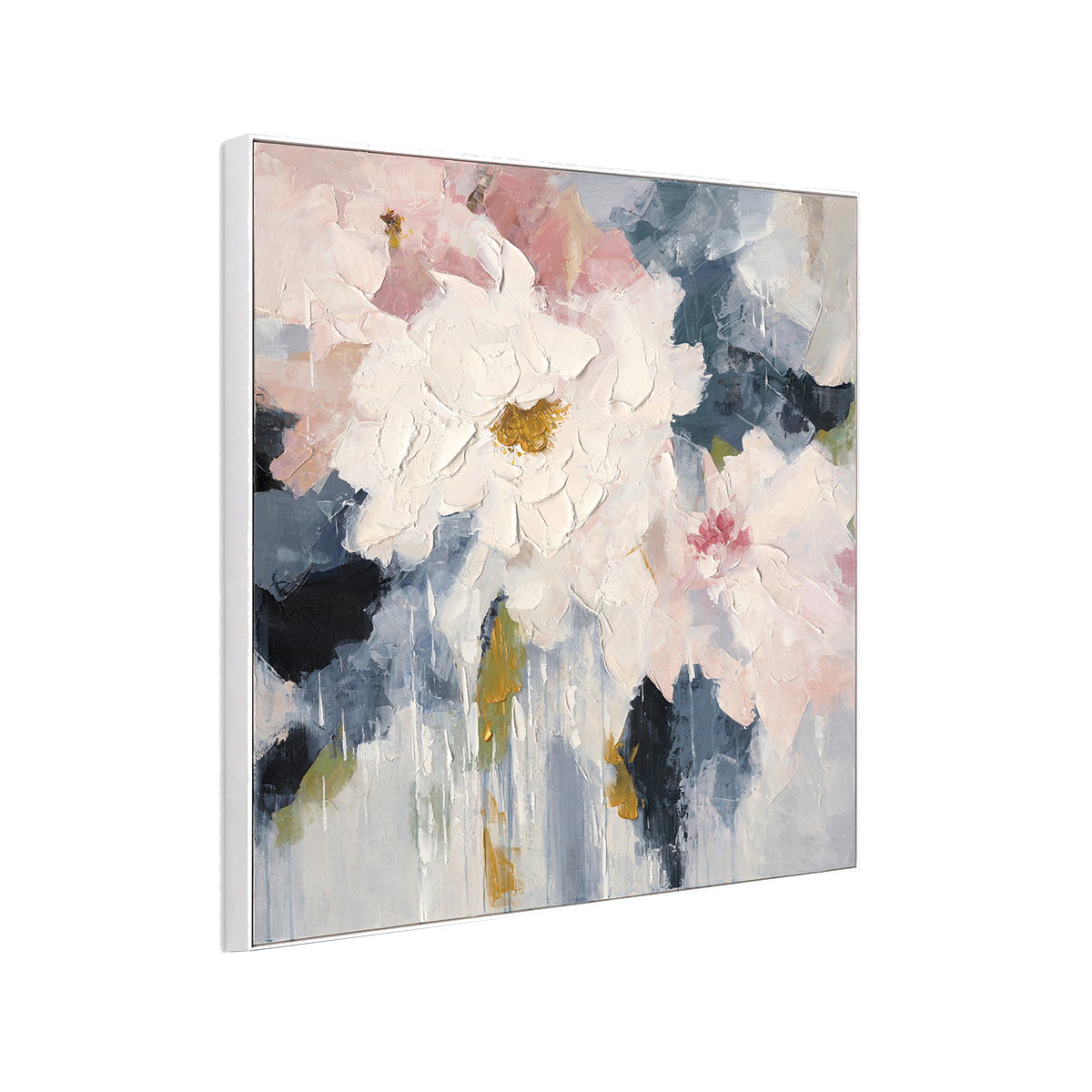 Soft Floral Oil Painting #P4582