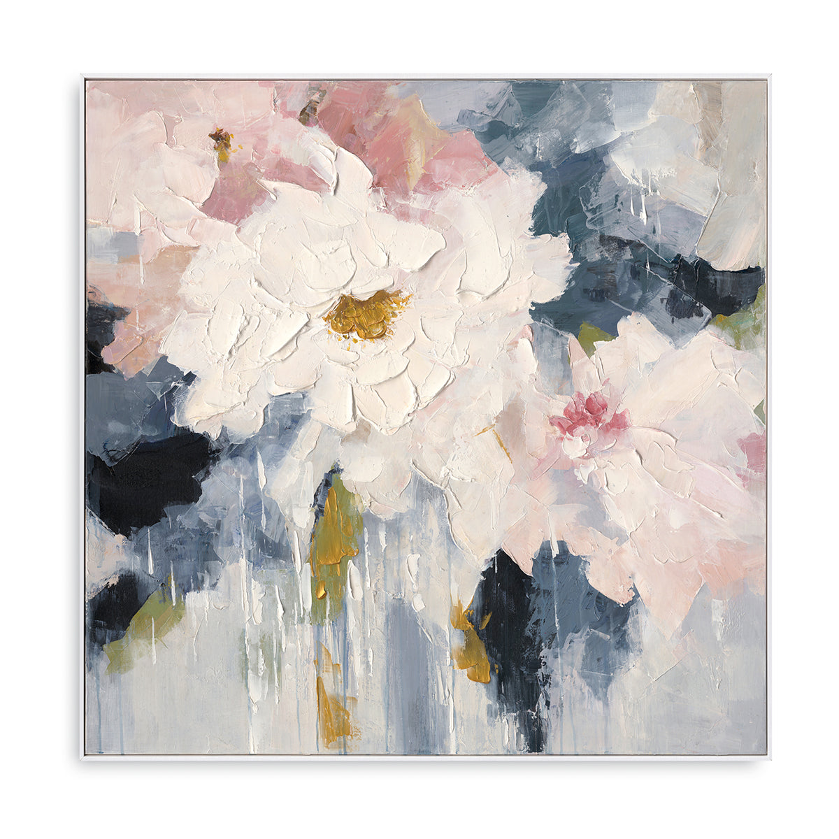Soft Floral Oil Painting #P4582