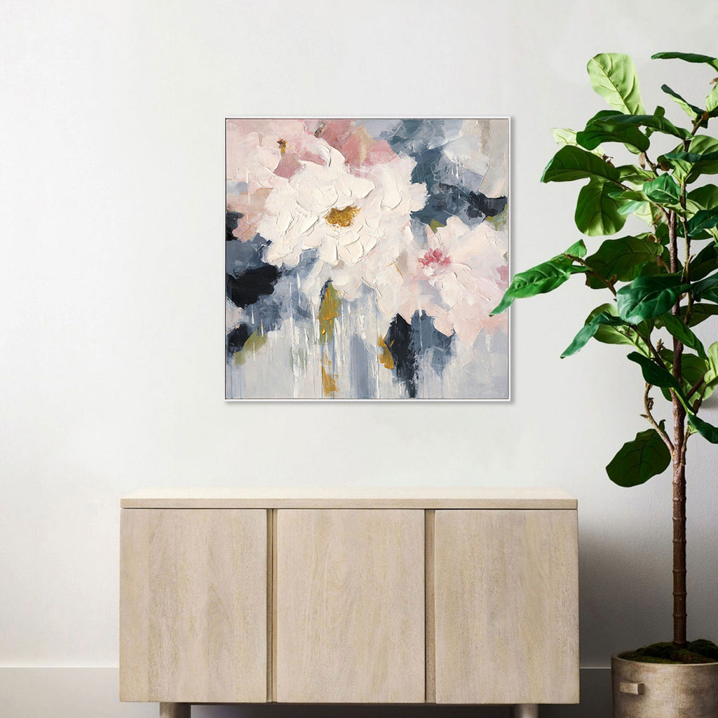 Soft Floral Oil Painting #P4582