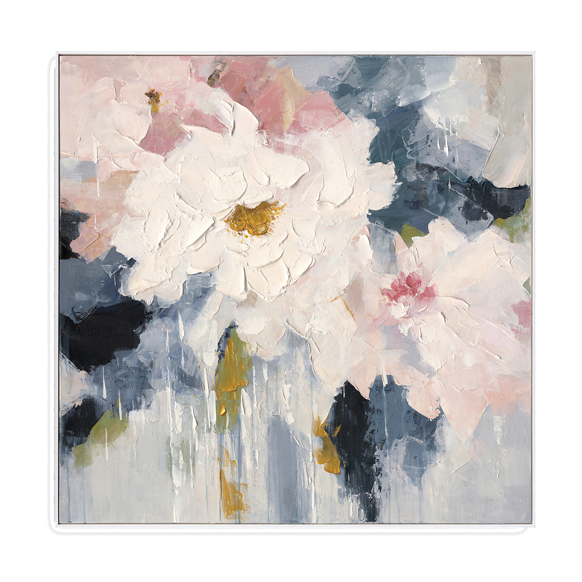 Soft Floral Oil Painting #P4582
