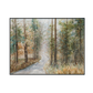 Forest Pathway Watercolor Landscape #M3558