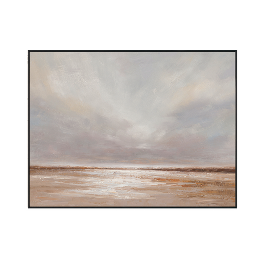 Soft Glow Textured Floral Painting #M0686