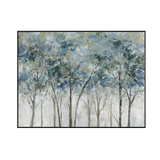 Forest Whispers Abstract Trees Painting #M0594